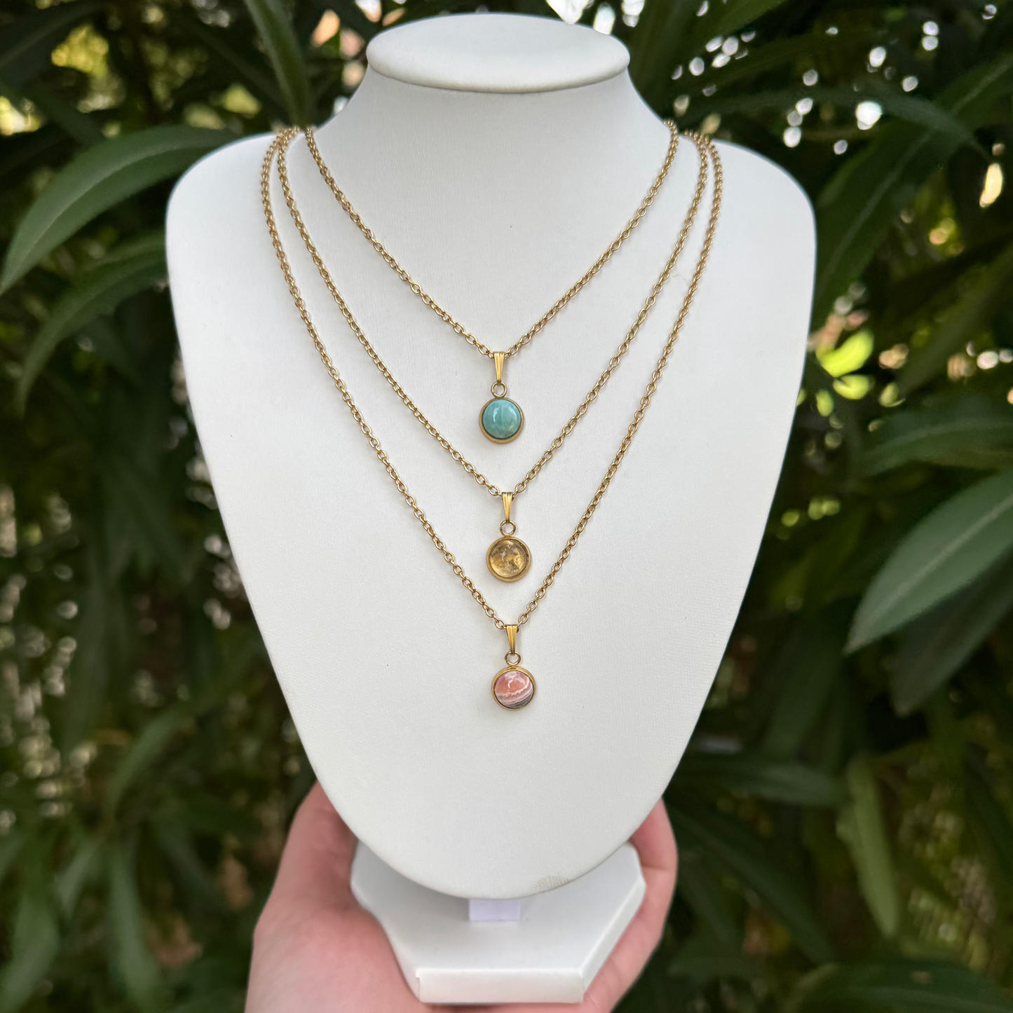 Collier lumisacré larimar