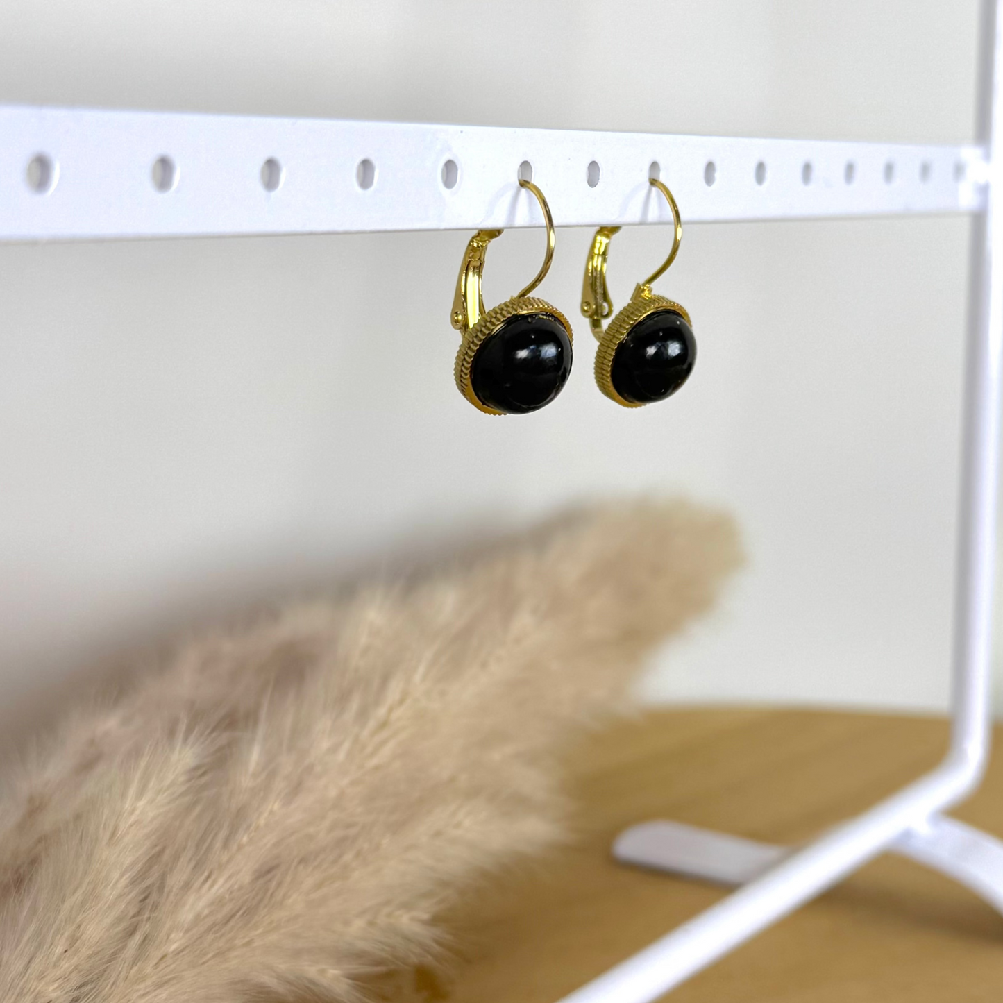 Boucles lumiconique spinelle noire