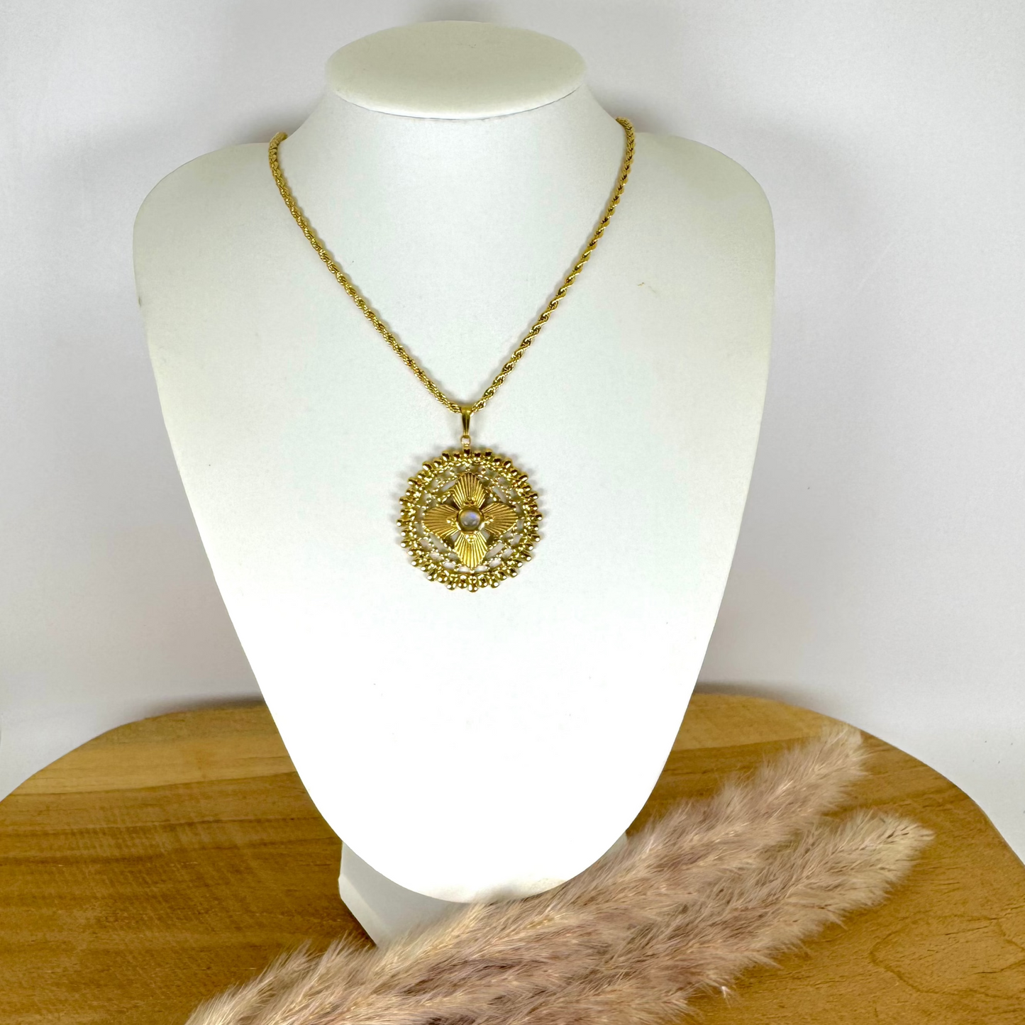 Collier lumiportail labradorite