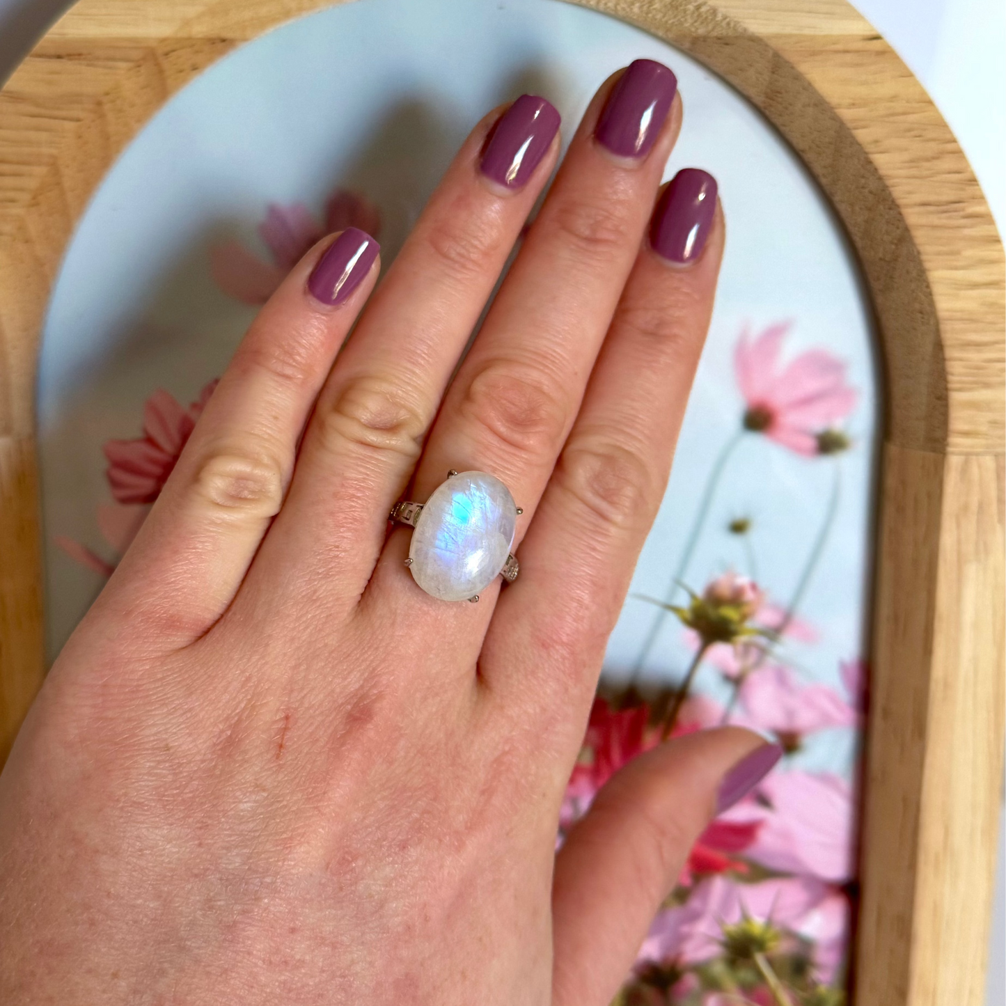 Bague lumisublime XL pierre de lune