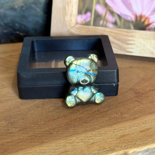 Pierre labradorite nounours