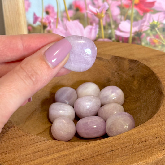 Kunzite pierre roulée