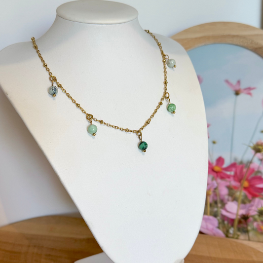 Collier lumimerveille variscite