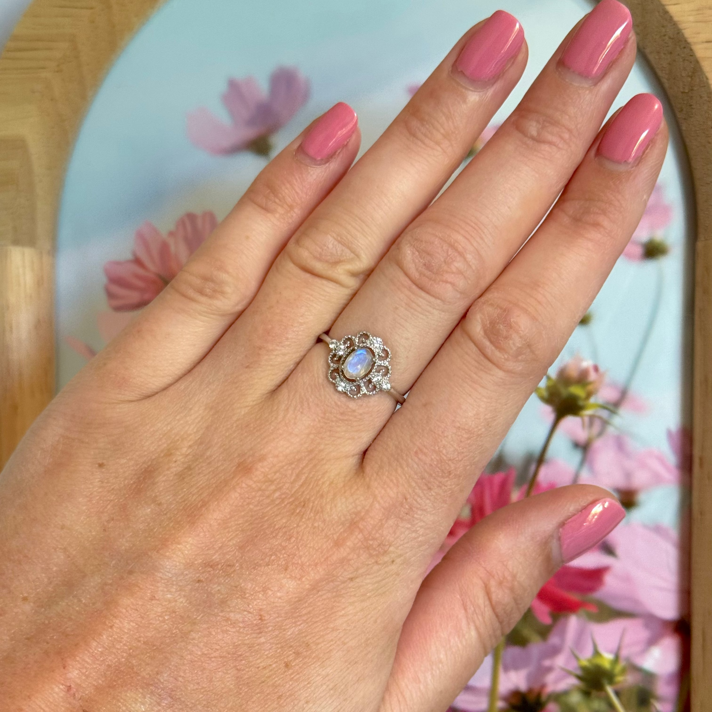 Bague lumipétale argent 925