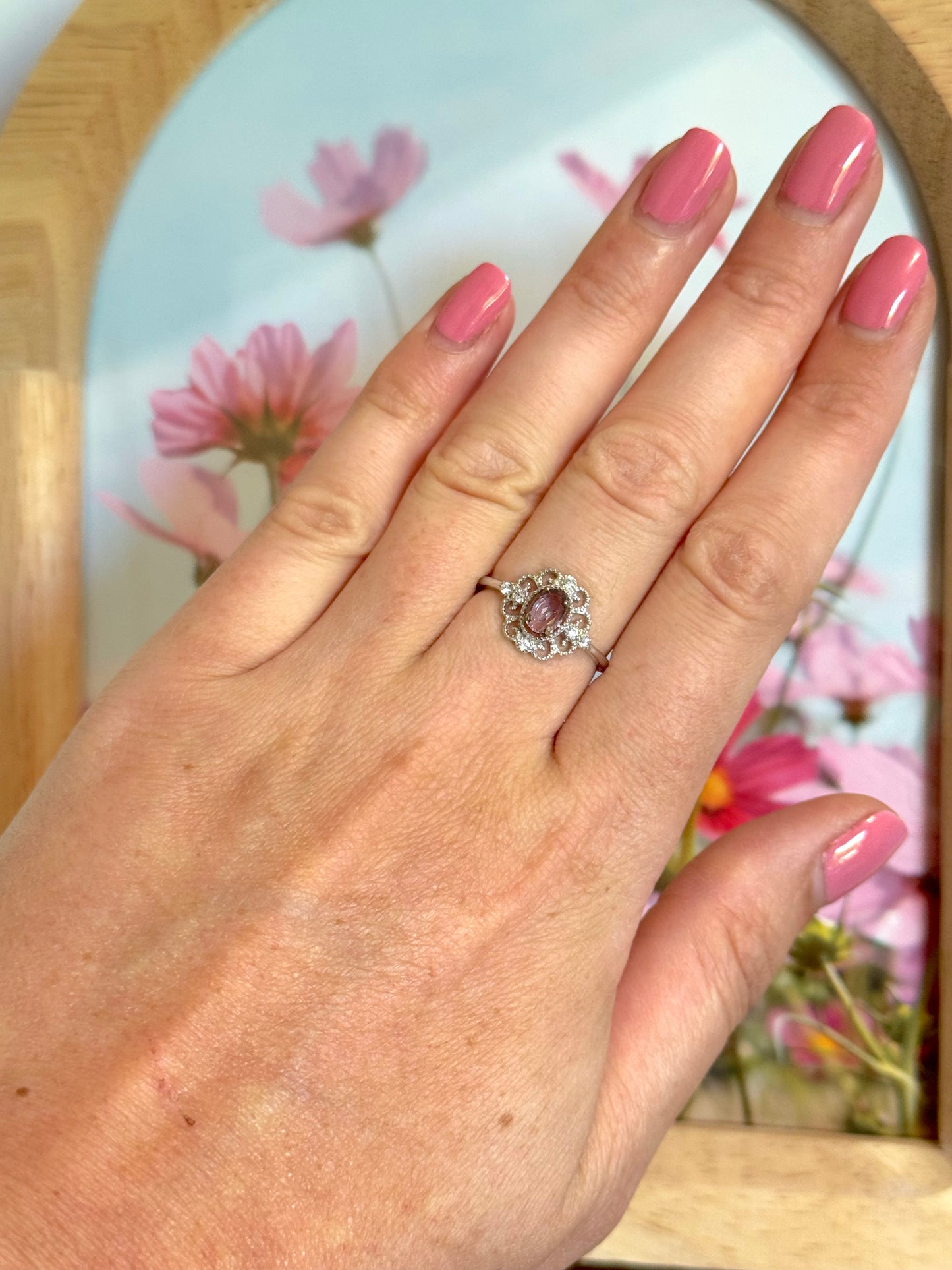 Bague lumipétale argent 925