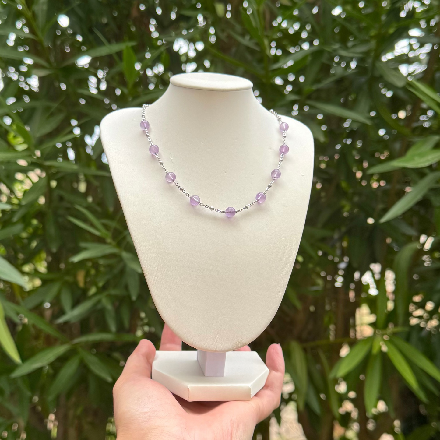 Collier lumiéclat améthyste