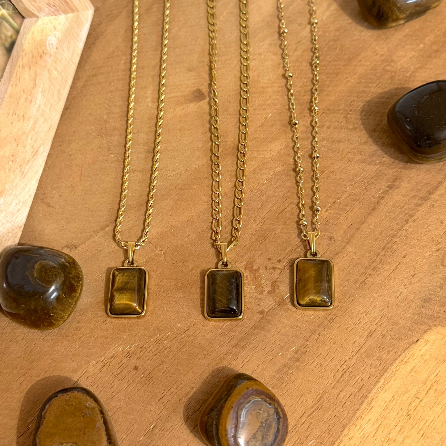 Collier lumioeil de tigre