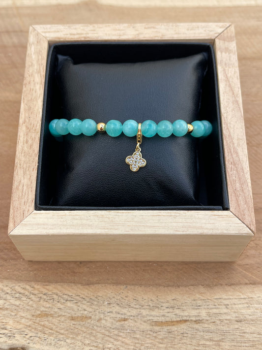 Bracelet Lumitrèfle amazonite