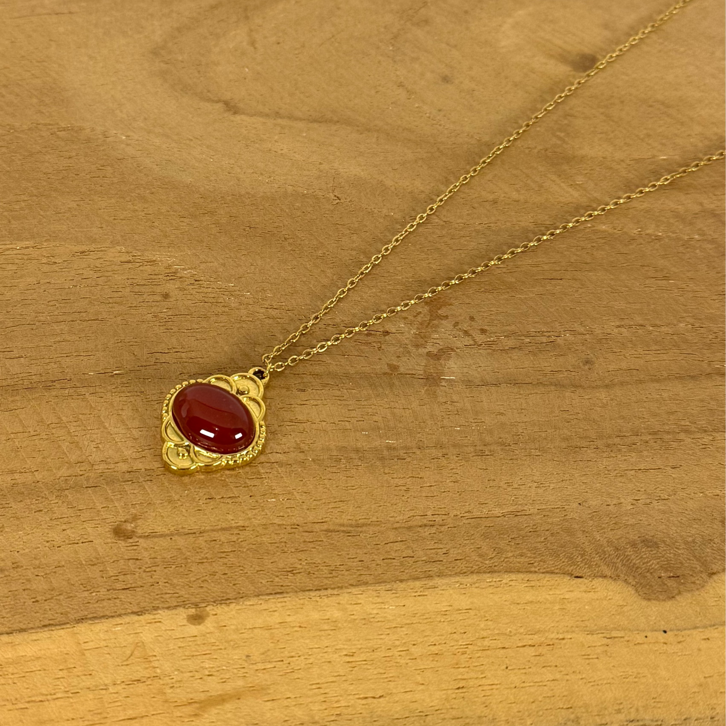 Collier Lumimuse cornaline