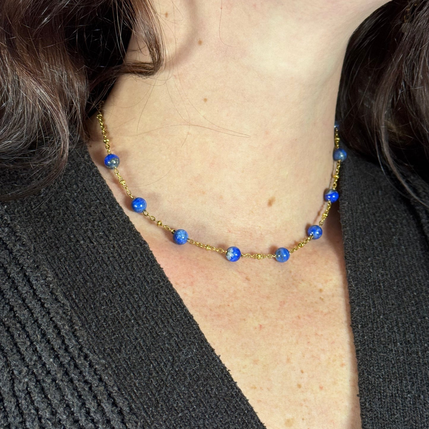 Collier Lumiéclat lapis lazuli