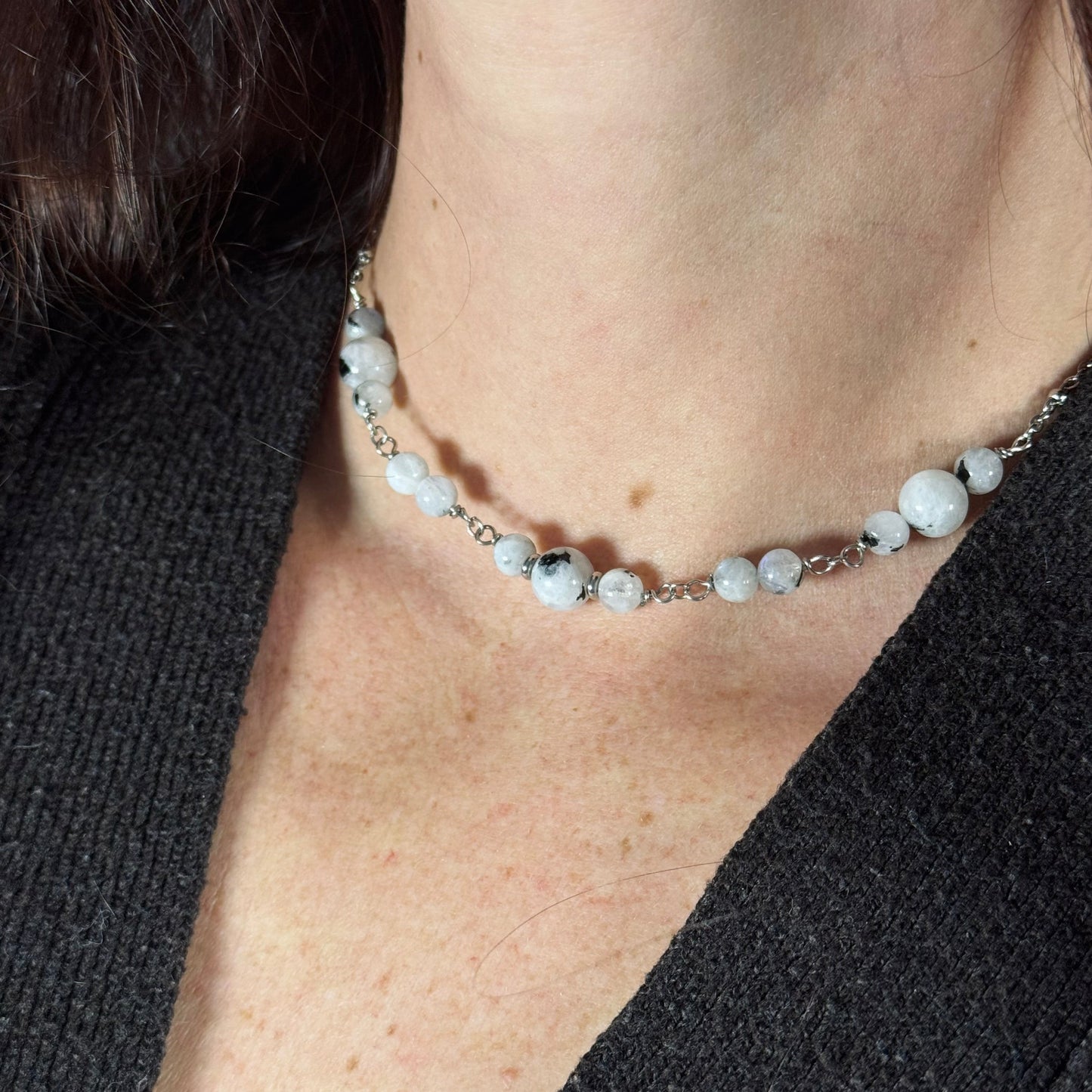 Collier lumiélégance péristérite