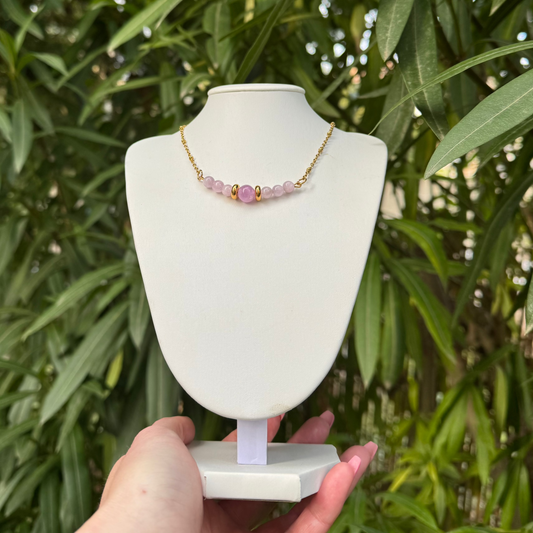Collier lumidivine kunzite