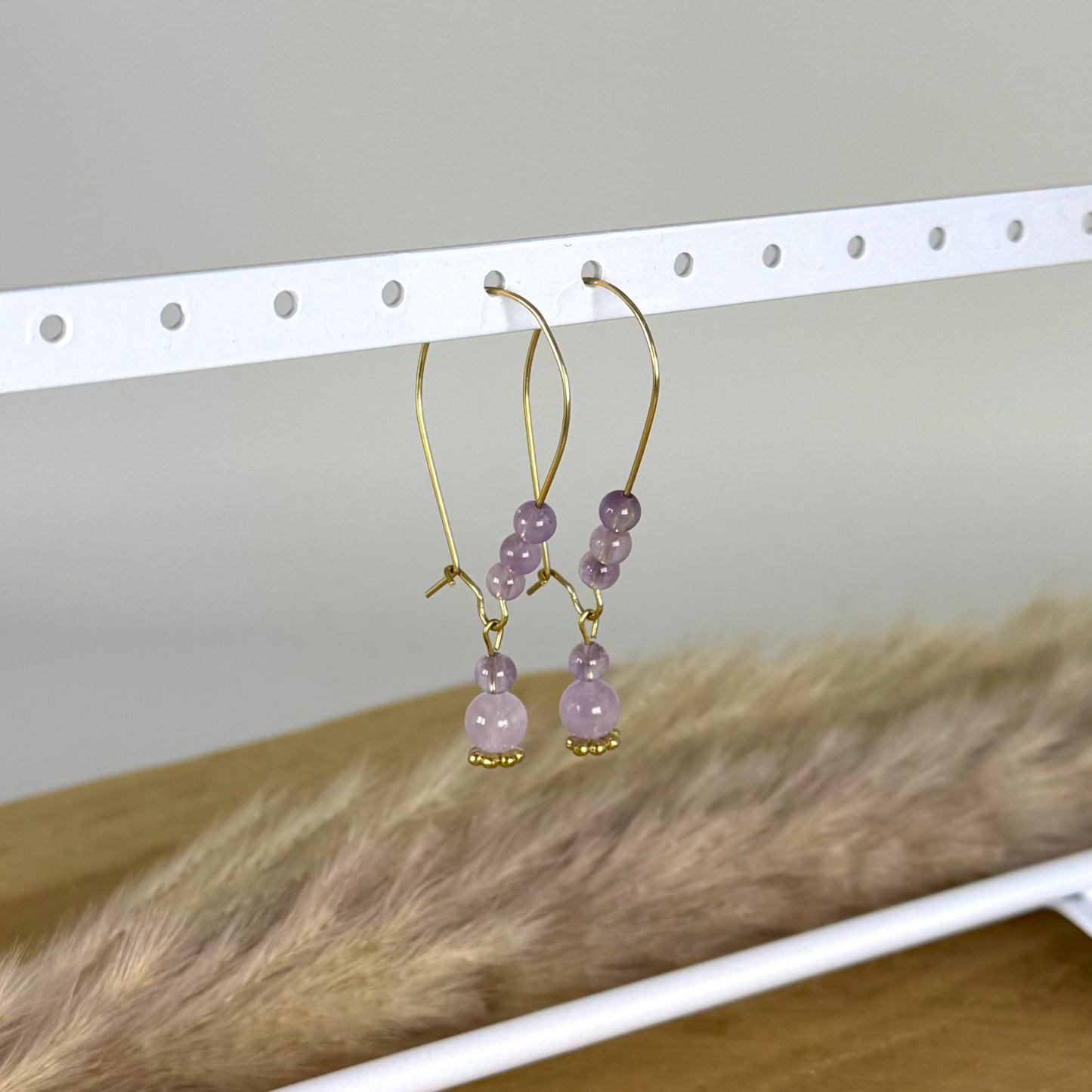 Boucles lumiélégrance améthyste