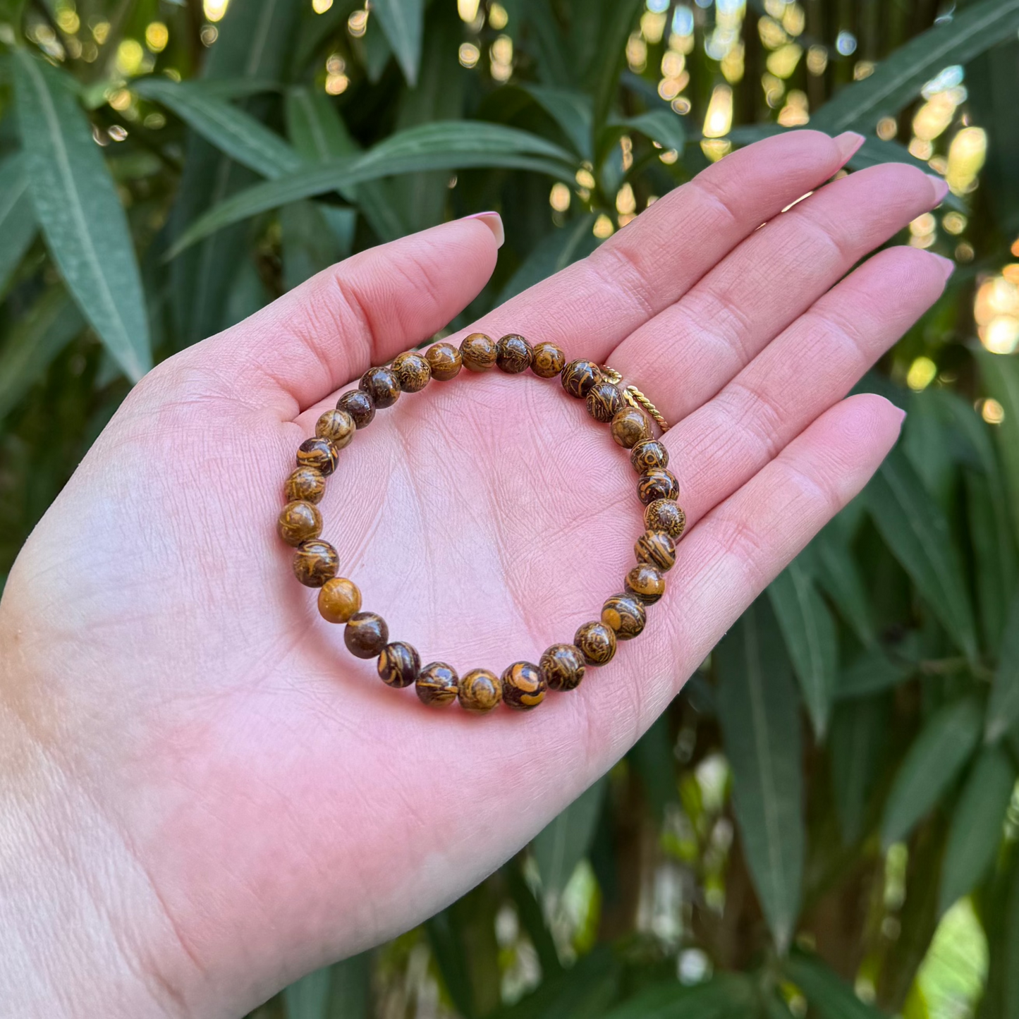 Bracelet jaspe peau de serpent