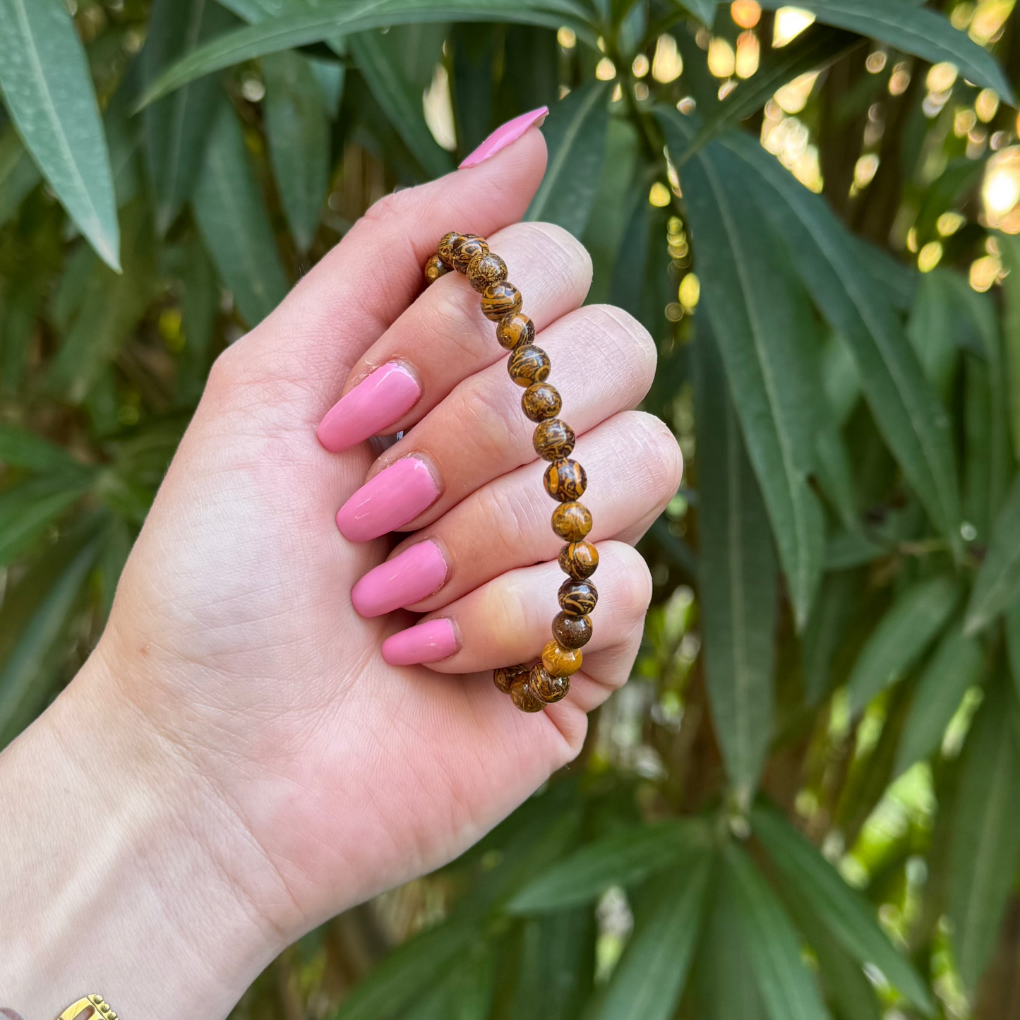 Bracelet jaspe peau de serpent