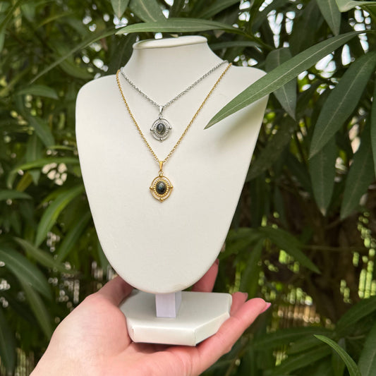 Collier lumicosmic labradorite