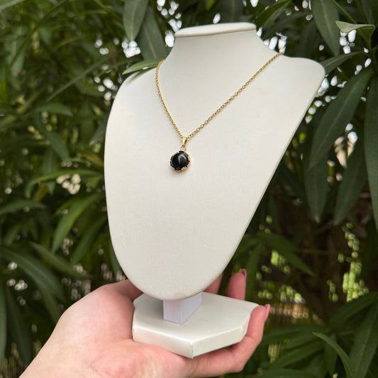 Collier lumicouronne onyx