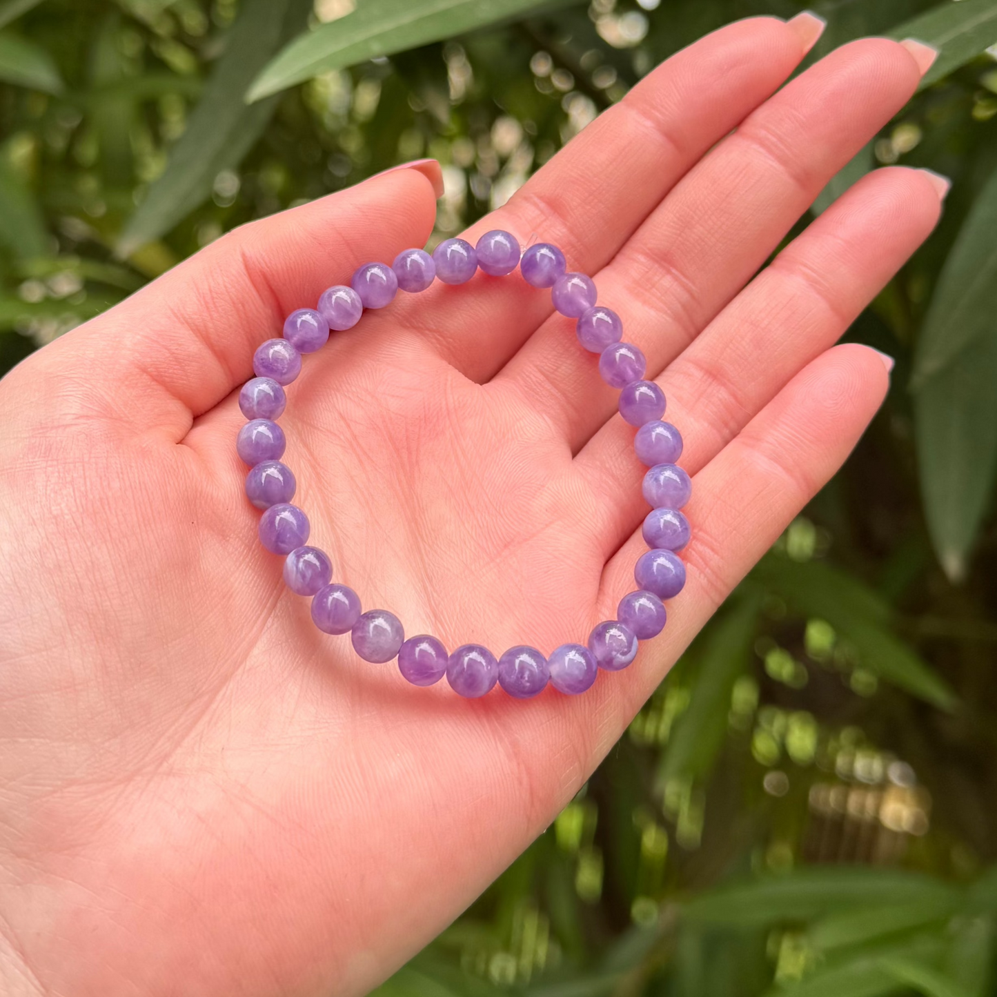 Bracelet lumiopale morado sur améthyste