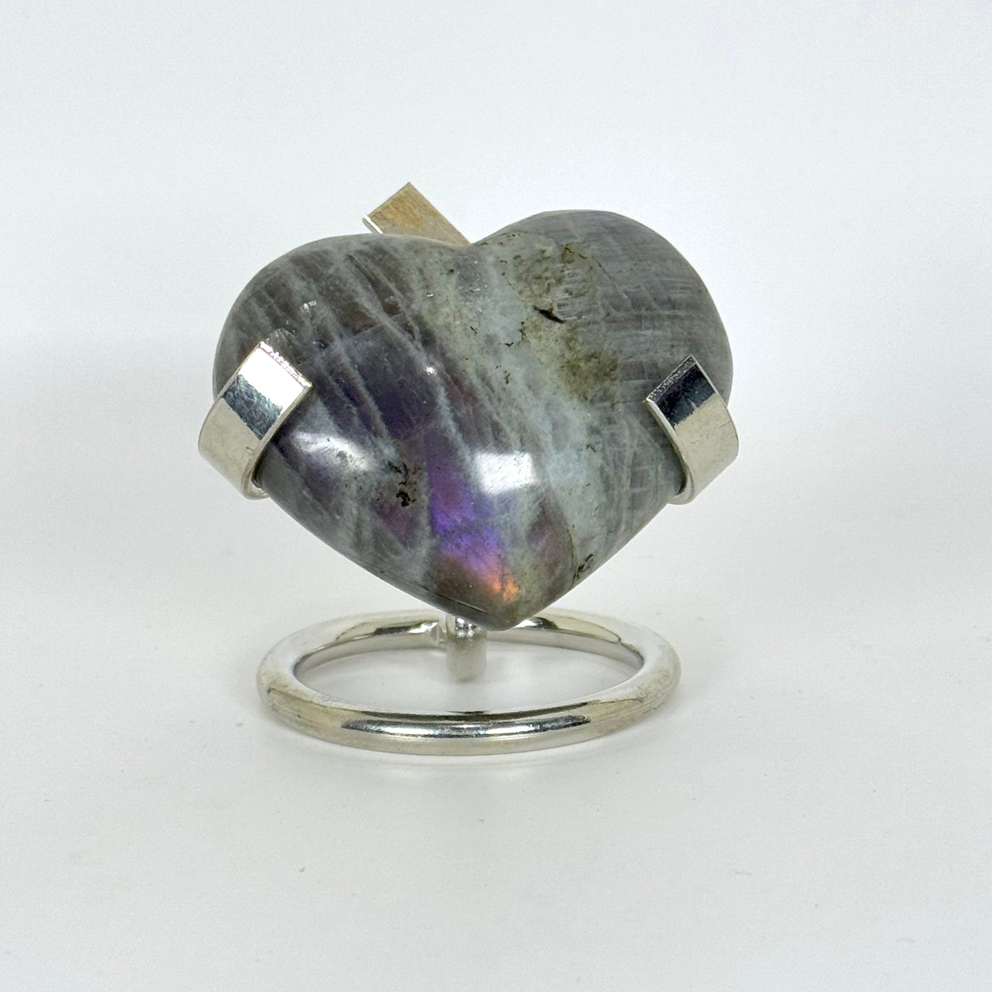 Coeur Labradorite violette