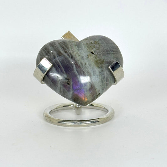 Coeur Labradorite violette