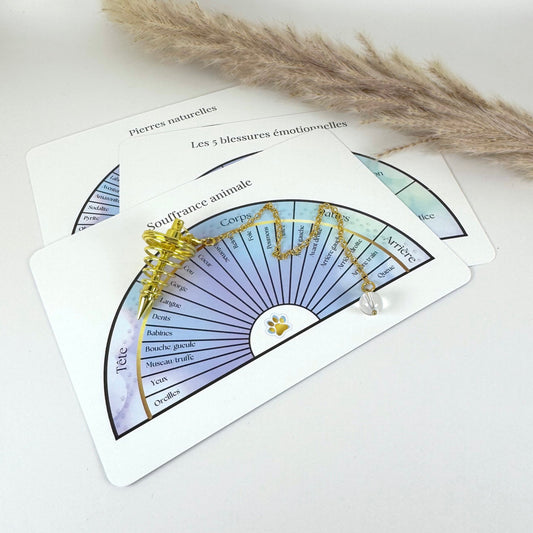 Lot de 3 planches pour pendule