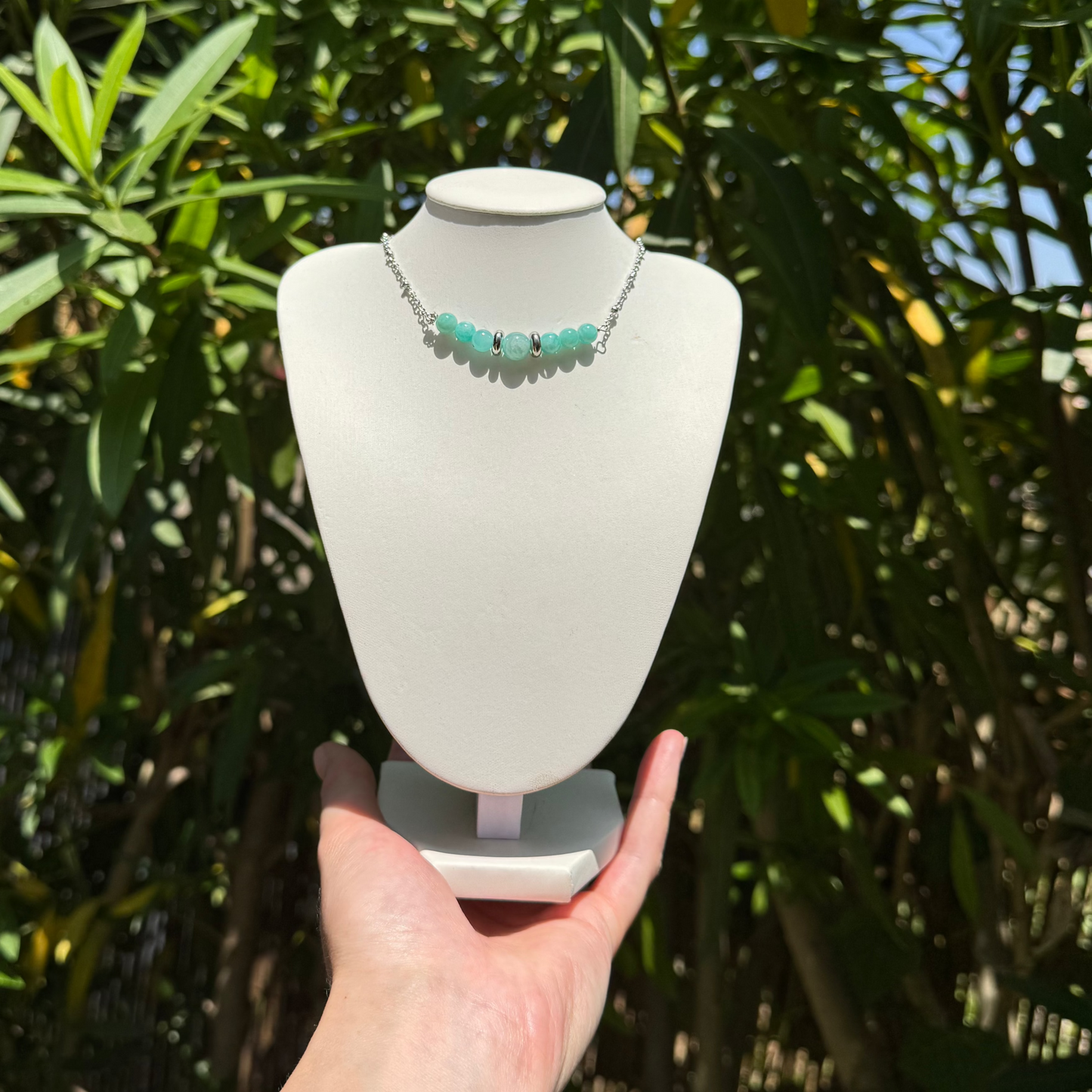 Collier Lumidivine amazonite