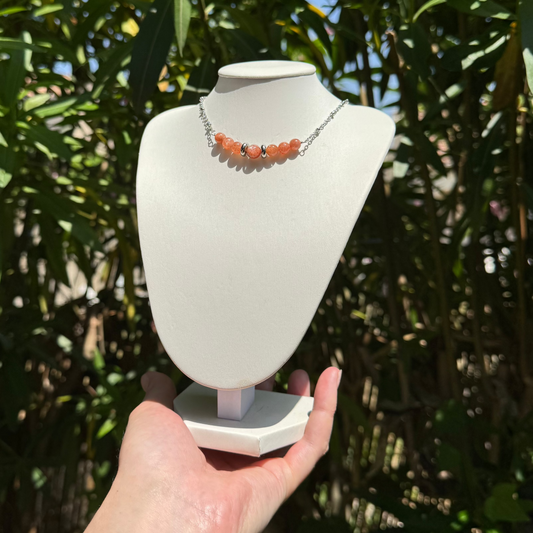 Collier lumidivine pierre de soleil