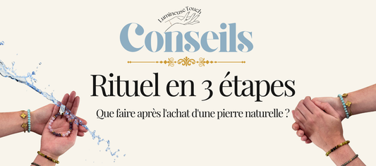Purifier et recharger une pierre naturelle : les étapes pour nettoyer et recharger l'énergie de vos pierres.