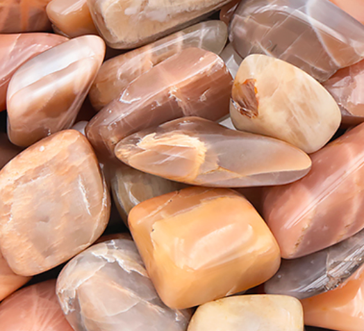 Pierre de lune pêche pierre roulée