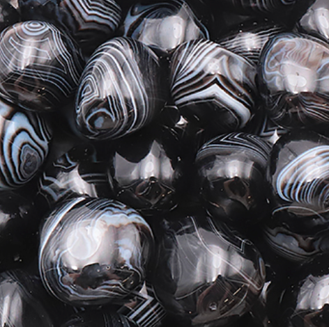 Agate oeil pierre roulée