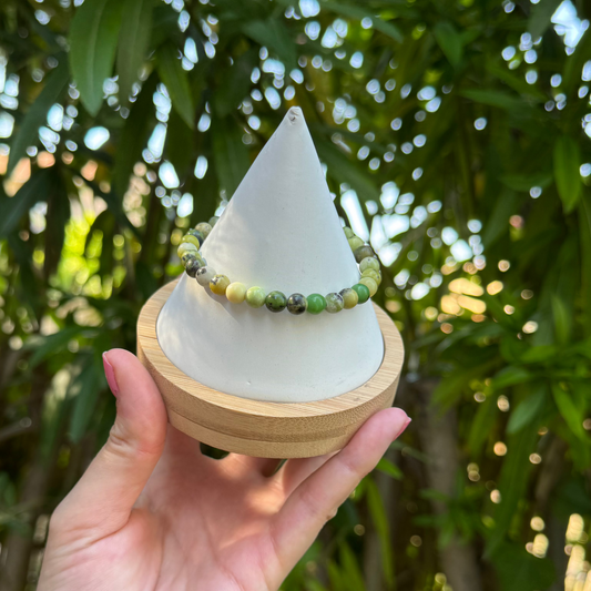 Bracelet lumichrysoprase citron