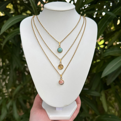 Collier lumisacré larimar