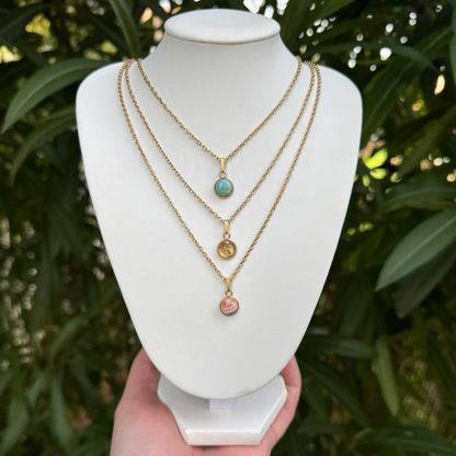 Collier lumisacré citrine