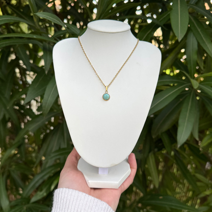 Collier lumisacré larimar