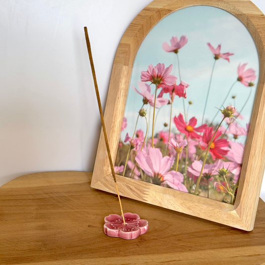 Porte-encens fleur