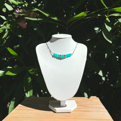 Collier Lumidivine amazonite