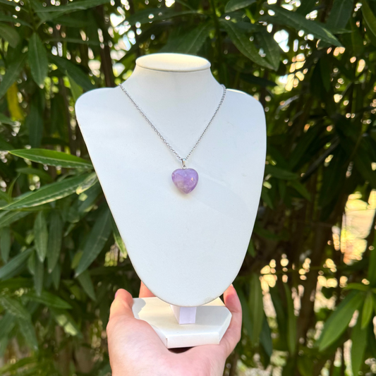 Collier lumicoeur améthyste