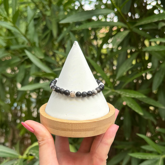 Bracelet lumijaspe zèbre