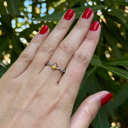 Bague lumiprincesse citrine