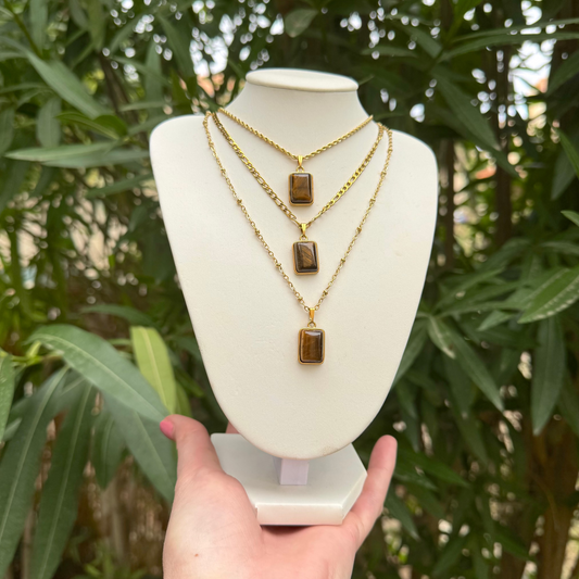 Collier lumioeil de tigre