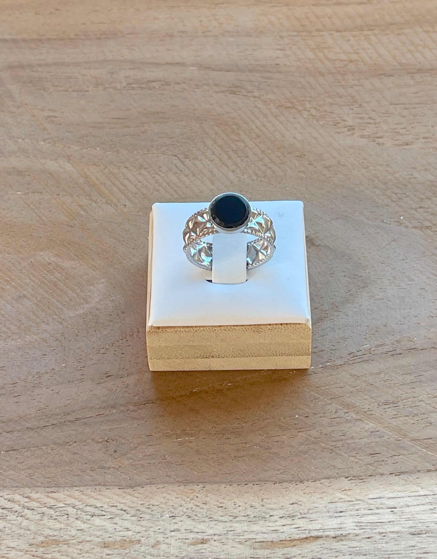 Bague Lumichevalière onyx