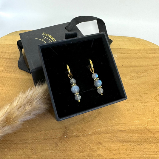 Boucles lumiéclat labradorite