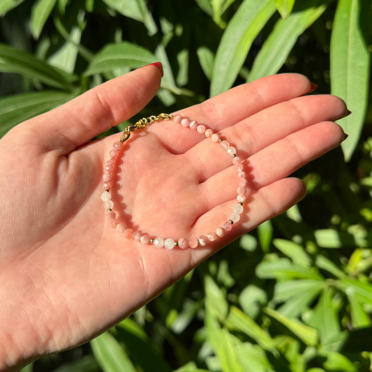 Bracelet lumiharmonie rhodochrosite