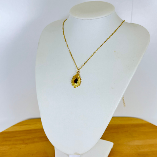 Collier lumigaya oeil de tigre