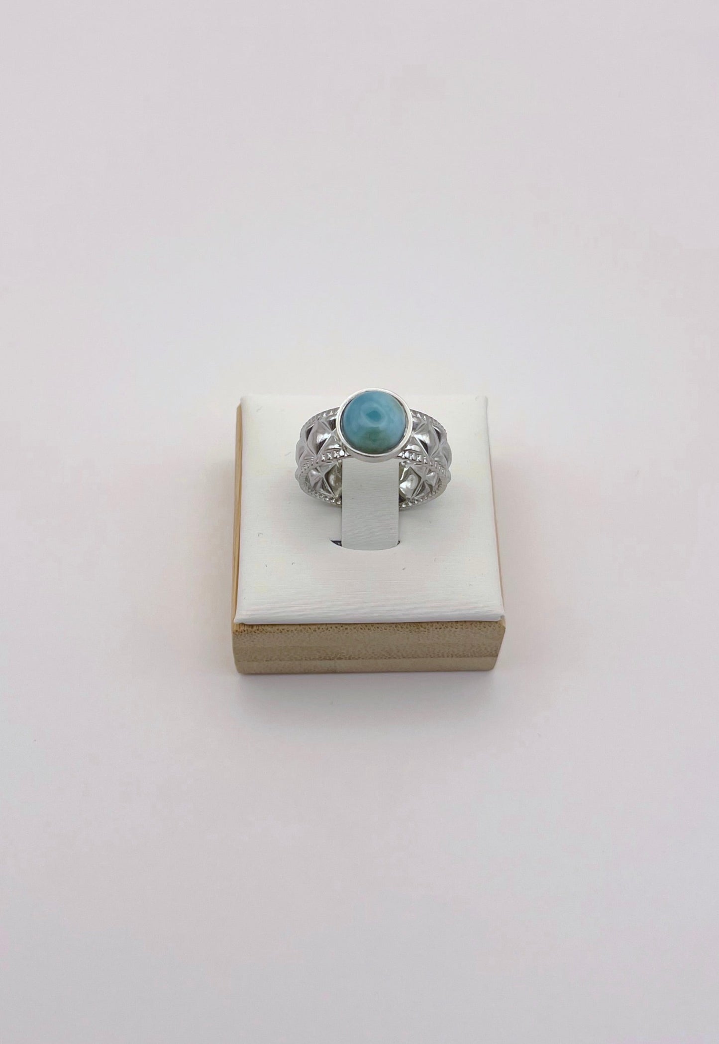 Bague Lumichevalière Larimar