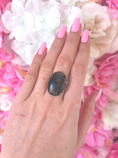 Bague Lumiéclat labradorite