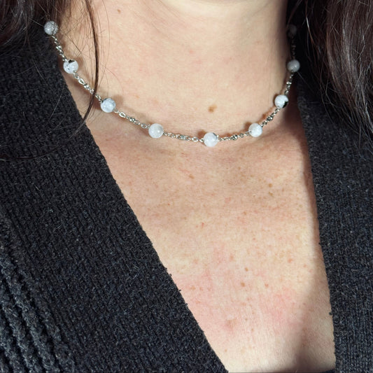 Collier lumiéclat péristérite