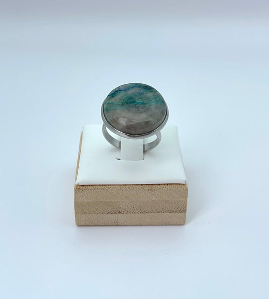 Bague Lumicéleste chrysocolle