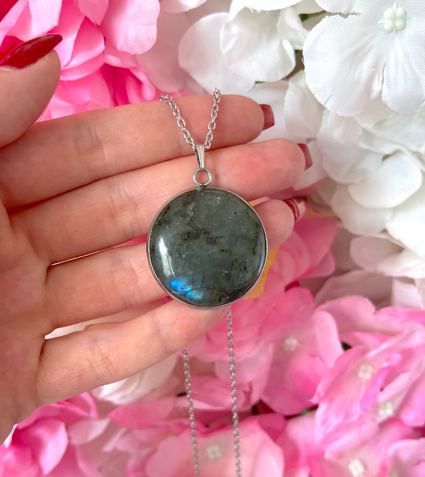 Collier Lumigrandiose Labradorite