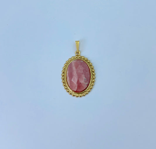 Pendentif Lumiglamour Rhodochrosite